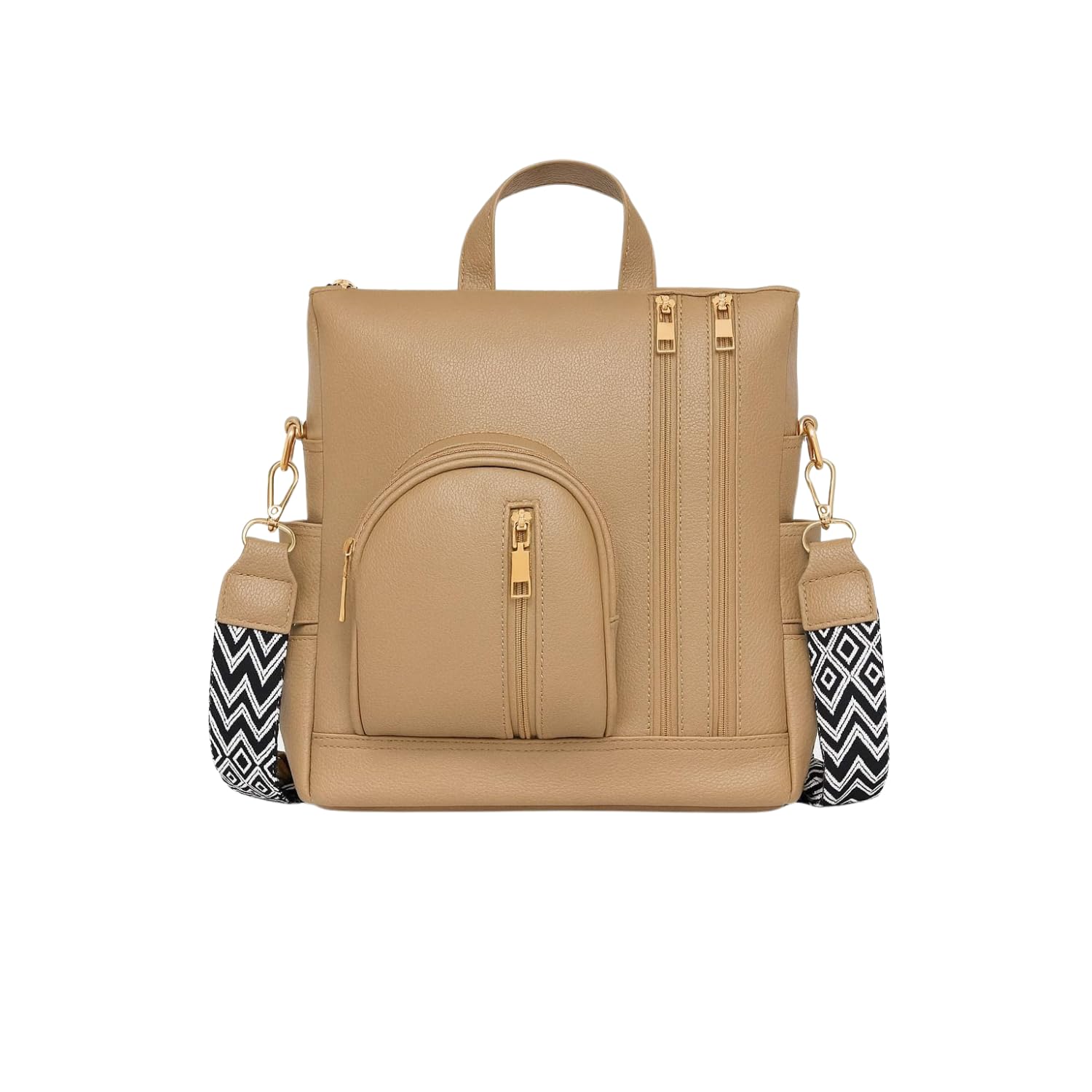 jaisom Stylish Women's Fashion Backpack Purses Multipurpose Design Handbags and Shoulder Bag (Color Belt - Begie_BZ)-picture-31