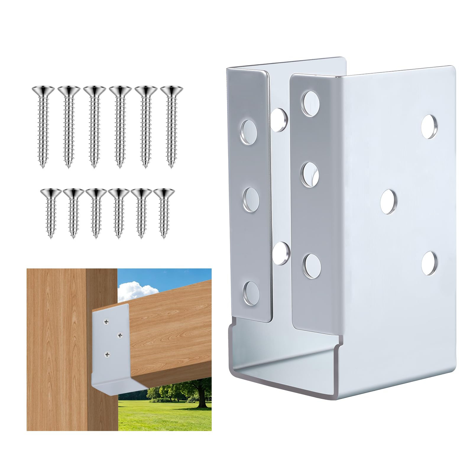 Concealed Joist Hangers - 24 Pack -19 Concealed Joist Hangers - 24 Pack -19