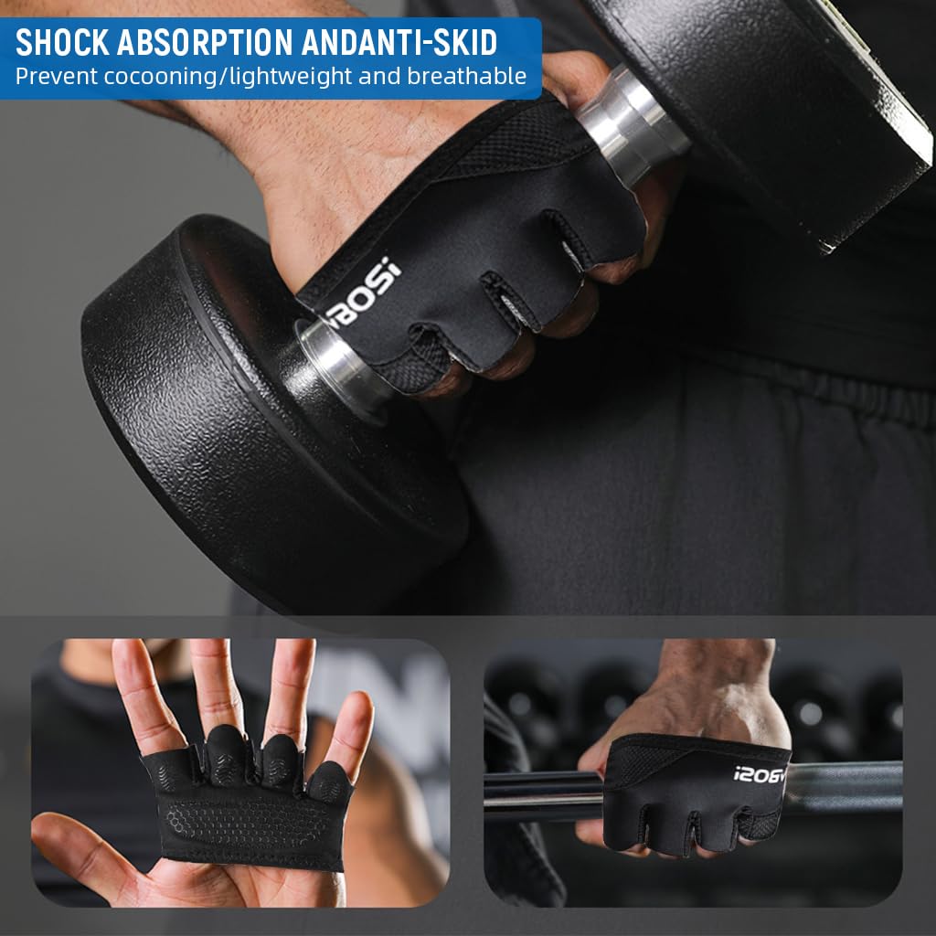 PROBEROS® Finger Joints Guard for Men Women, 1 Pair 4-Finger Joint Support Sleeves, Padded Joints Wraps, Anti-Slip Breathable Four-Finger Hand Guards for Weightlifiting, Boxing, Deadlifting, Size XL - Image 4 thumbnail