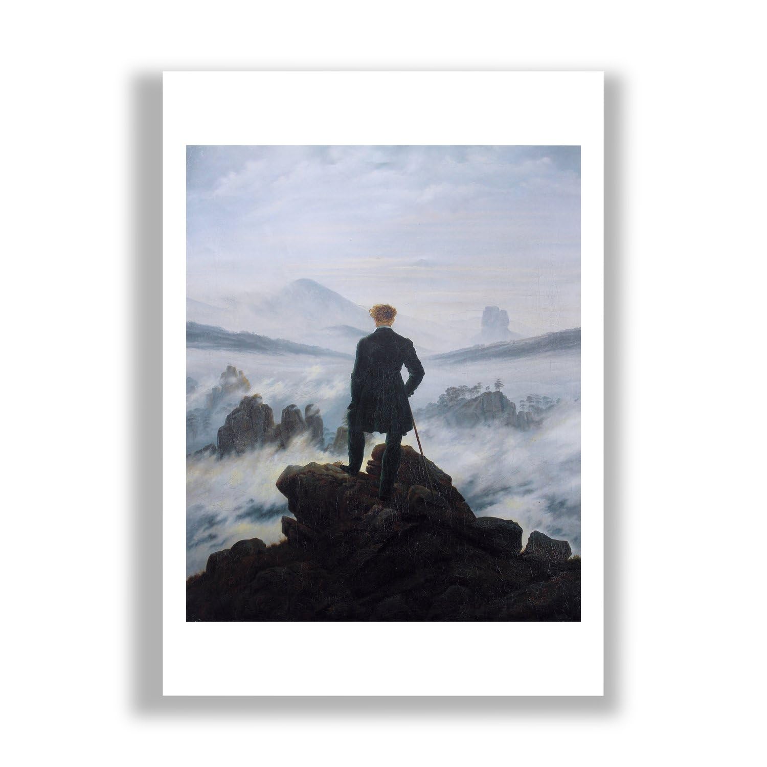 Impression d'art mate Caspar David Friedrich tableau grand format - 7
