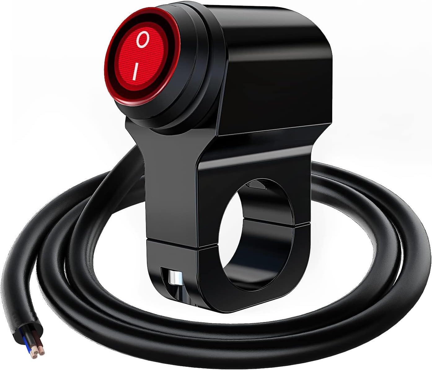 12V Motorcycle ATV Waterproof Handlebar Headlight Switch, Fog Spot Light LED On Off Switch