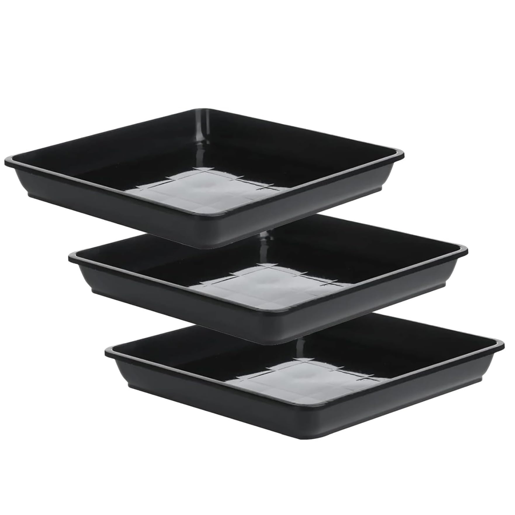 Soucoupe carrée pour plante sur votre balcon terrasse et salon