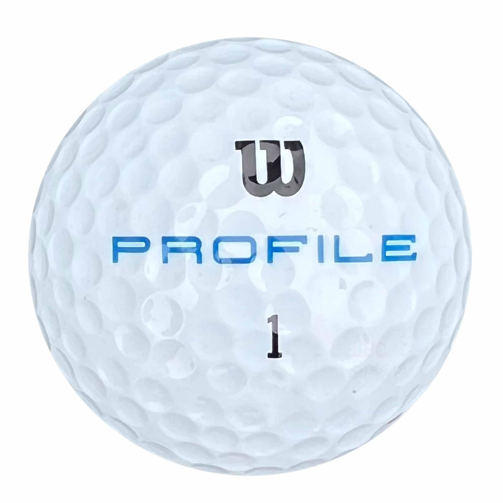 Wilson Profile Distance Golfball, 36 Stück, Premium Selection, AAAAA, Lakeballs - im Netzbeutel