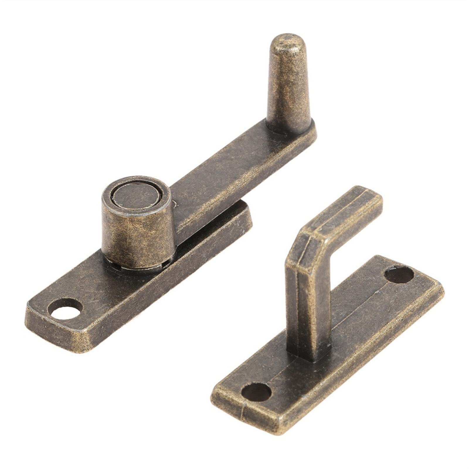 NVSFZGIYG Hasps Iron Lock Catch Latches for Jewelry Box Buckle Suitcase Clip Clasp Wood Latch Decorative Door