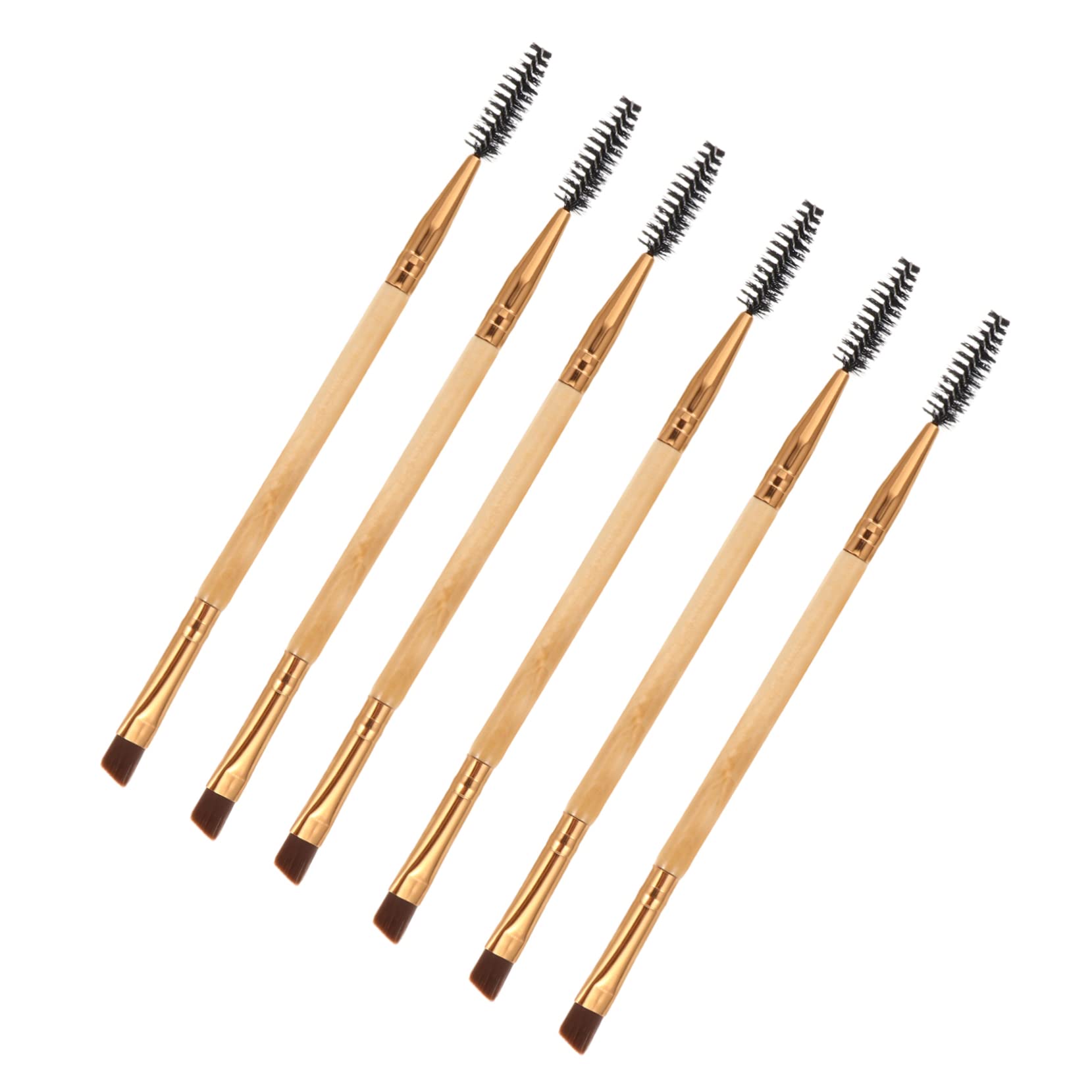 HAPINARY Eyebrow Brush Eyelash Brush Set 6pcs Makeup Tools Brow Reusable Comfortable Elastic