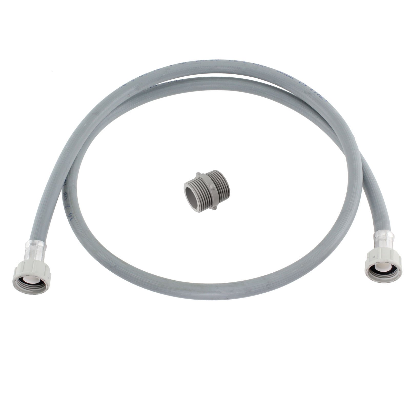 SPARES2GO Straight End Cold Water Fill Inlet Hose Extension for Samsung Dishwasher (1.5M)