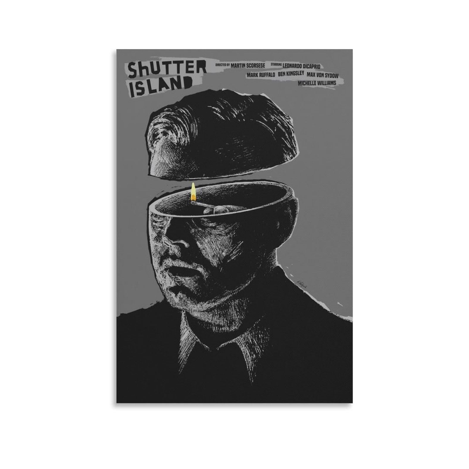 Shutter Island Abstract Canvas Art Review: Dark Aesthetic
