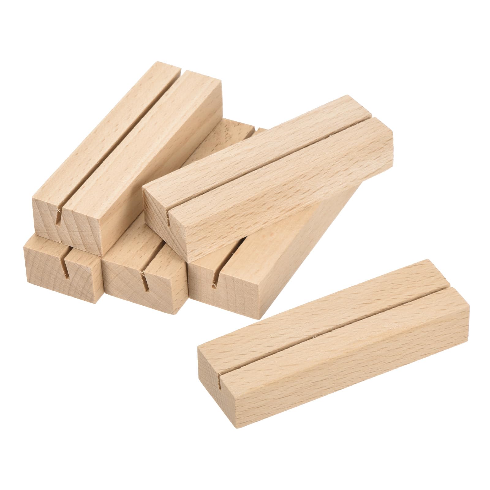 Porte-cartes en bois porte-nom photo présentoirs de magasin et fête 15pcs