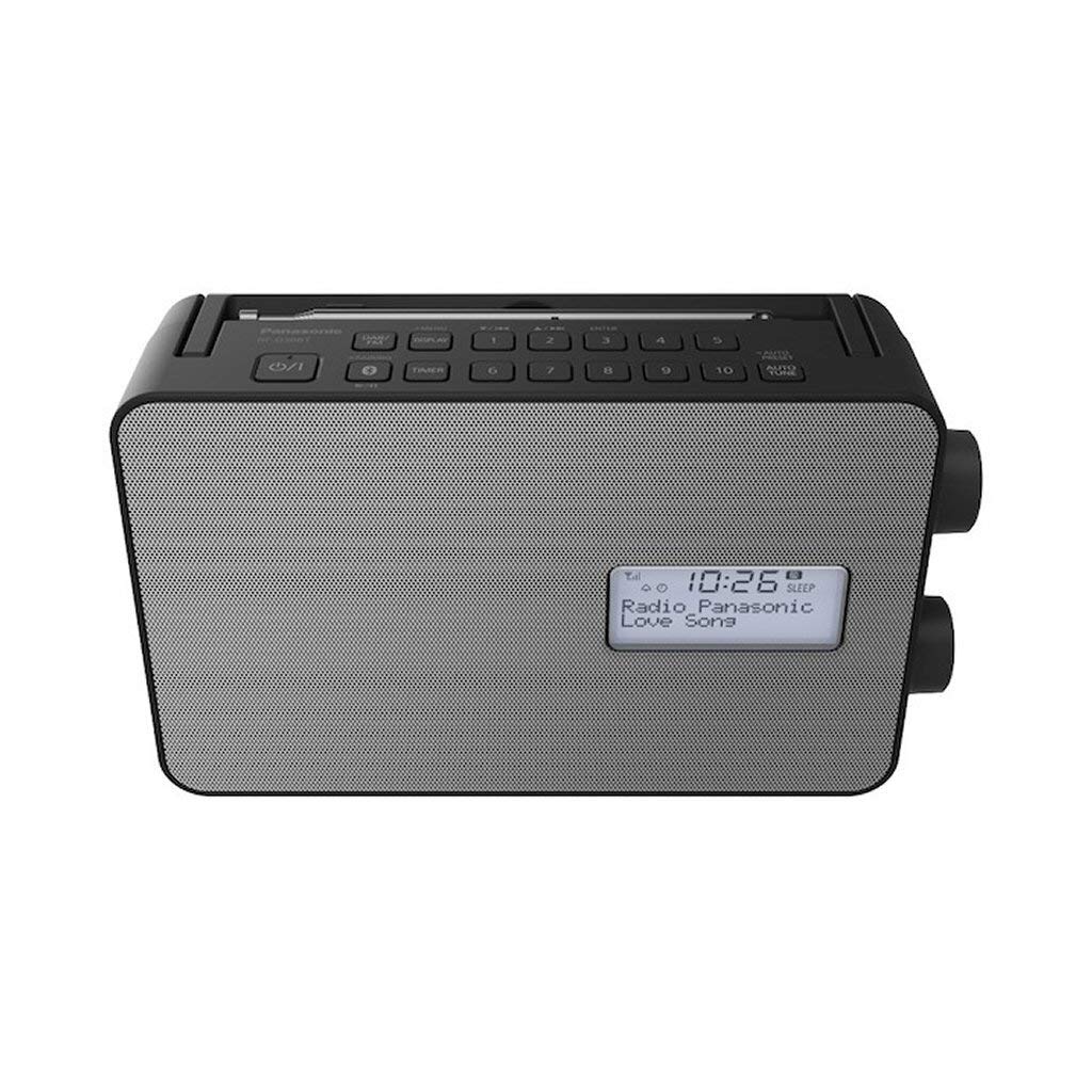 Panasonic RF-D30BTEG-K Radio FM DAB+ Bluetooth IPX4 Timer Cucina Ricarica USB Nero