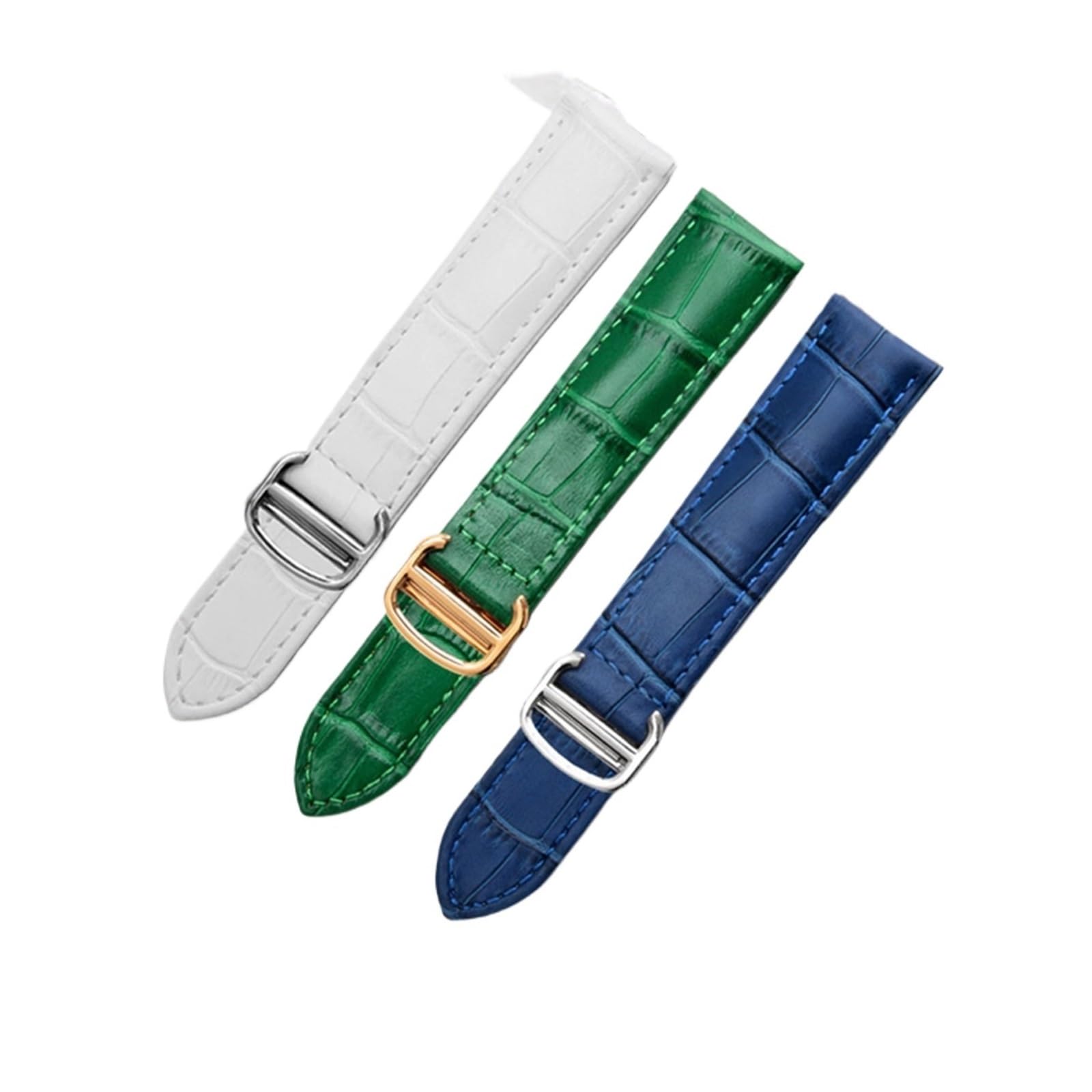 NASUNJIA Bracelet de montre en cuir véritable, 18/20/22mm, Compatible avec hommes/femmes, bracelets de rechange compatibles avec Tank Solo