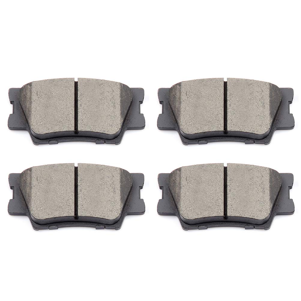 SCITOO Ceramic Pads Kits, Rear Brakes Pads Set fit for Lexus ES300h,ES350,HS250h,09-10 for Pontiac Vibe,08-18 for Toyota Avalon,07- for Toyota Camry,09-13 for Toyota Matrix,11-15 for Toyota RAV4