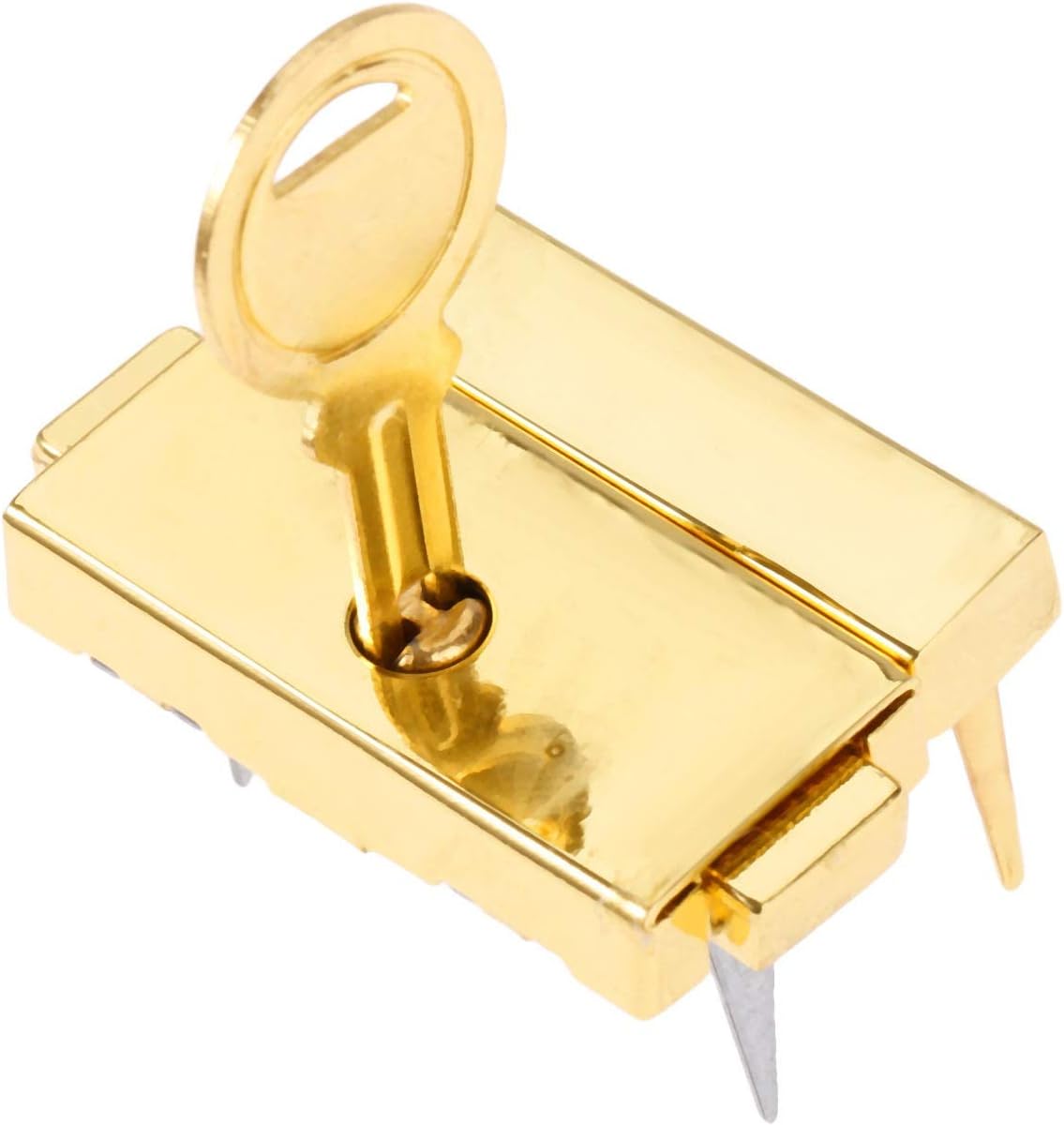 Chinese Antique Box Buckle,Antique Lock Buckle.3325mm Box Hasps Alloy Lock Toggle Catch Latches for Jewelry Suitcase Buckle Clip Clasp Vintage Gold Furniture Hardware