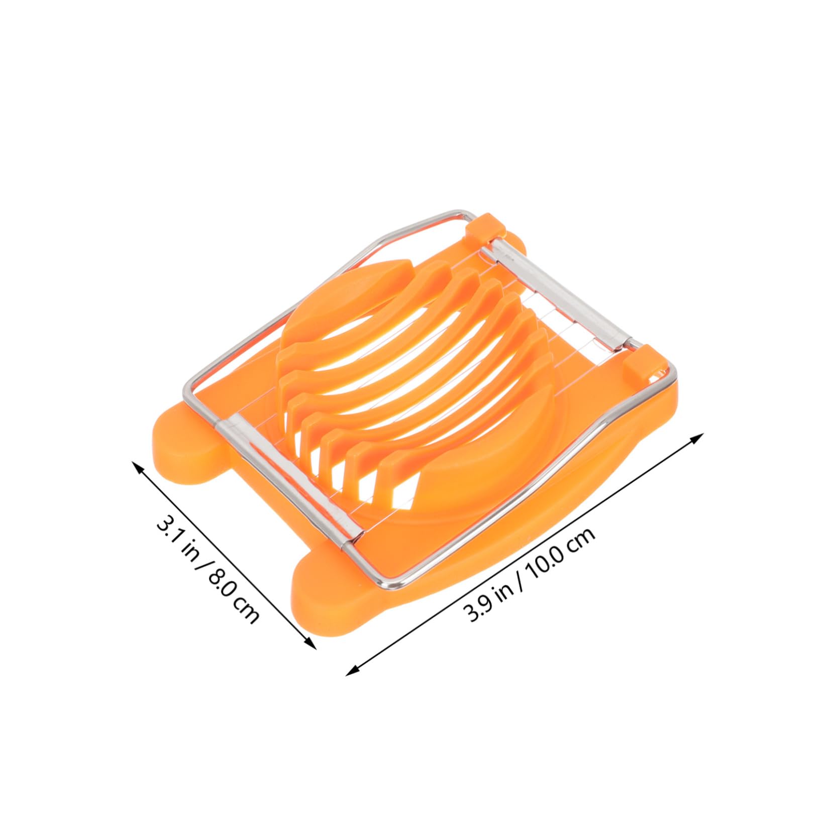 CIYODO 4Pcs Handheld Egg Slicer Convenient Tool for Slicing Hard Boiled Eggs Fruits Lightweight Portable for Kitchen Use