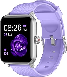 Smart Watch, Fitness Tracker with Heart Rate Monitor, Blood Oxygen, Sleep Tracking, 1.5 Inch Touchscreen Smartwatch for Android iOS Swimming Waterproof Pedometer Step Calories Tracker for Women Men