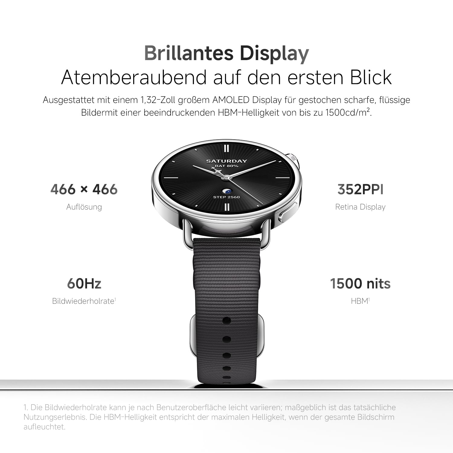 XIAOMI Watch S4 41mm Smartwatch Edelstahlgehäuse Fluorkautschuk-Armband Mintgrün