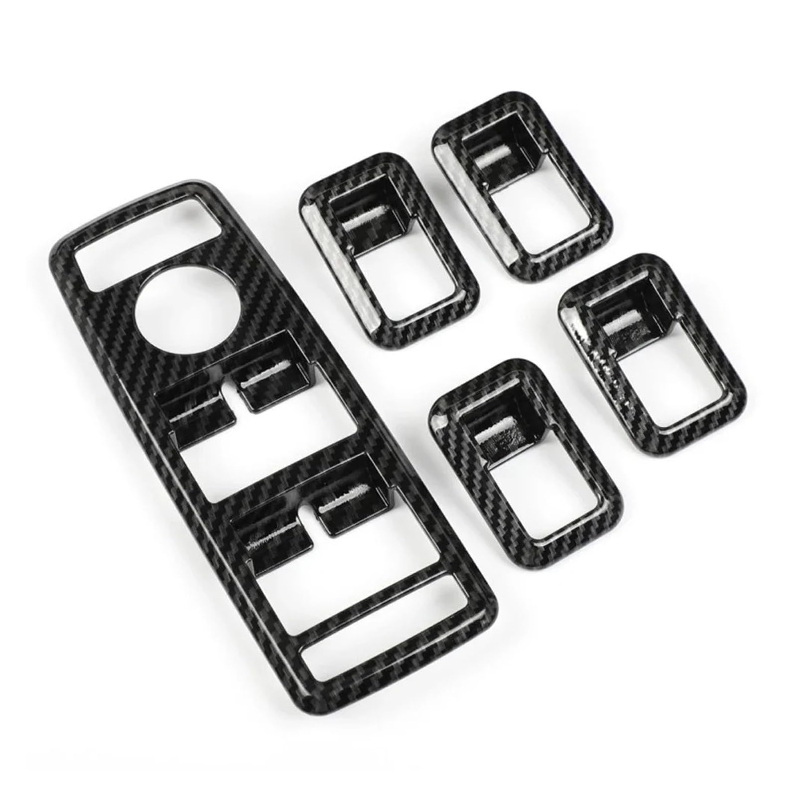 TOWBEBER for B-e-n-z A B C E GLE GLA CLA GLK Class W176 W204 W212 W166 W218 Car Window Lift Button Frame Stickers