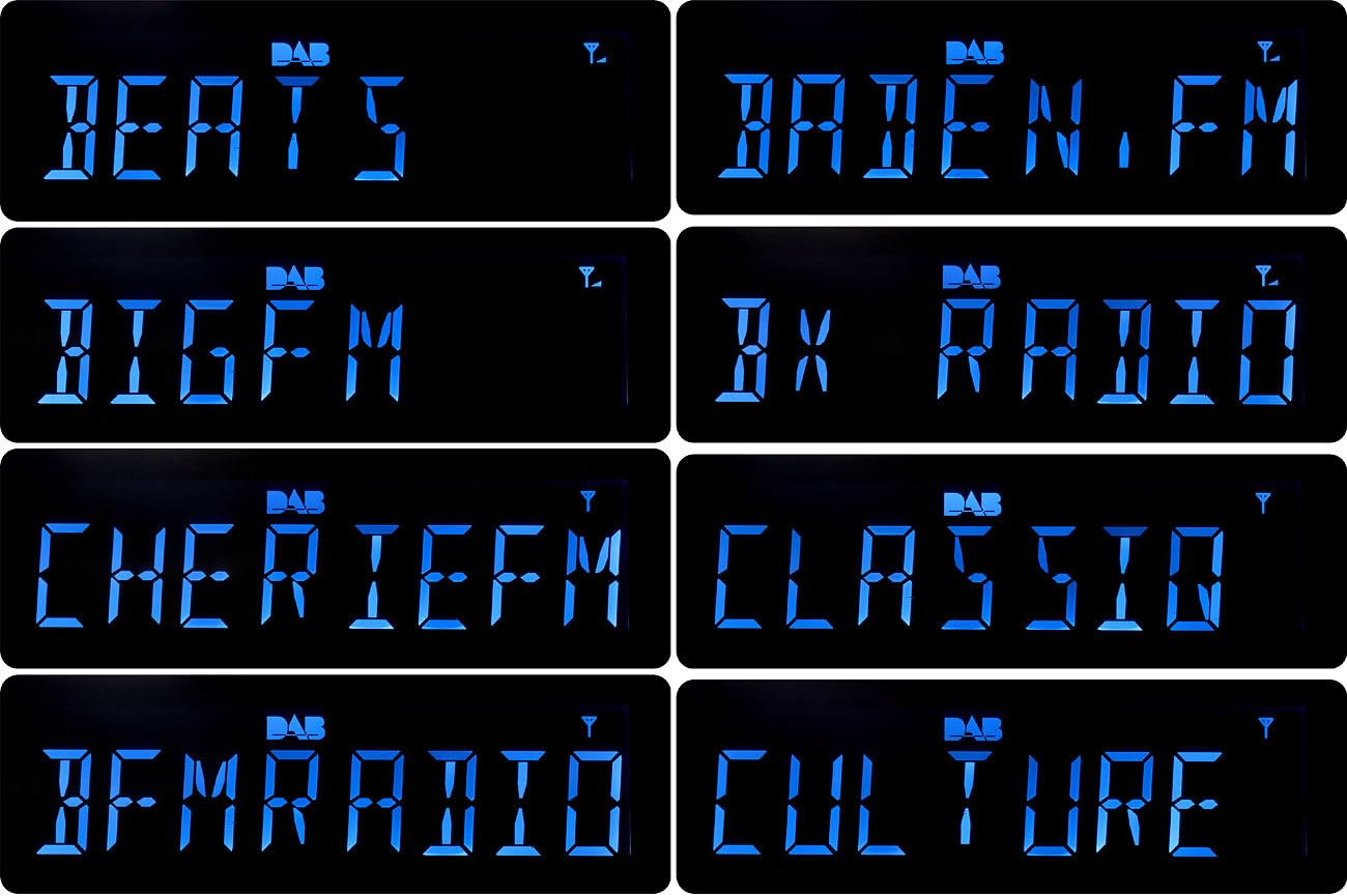 auvisio Radio-réveil FM/Dab+ avec Fonction Bluetooth 5.2
