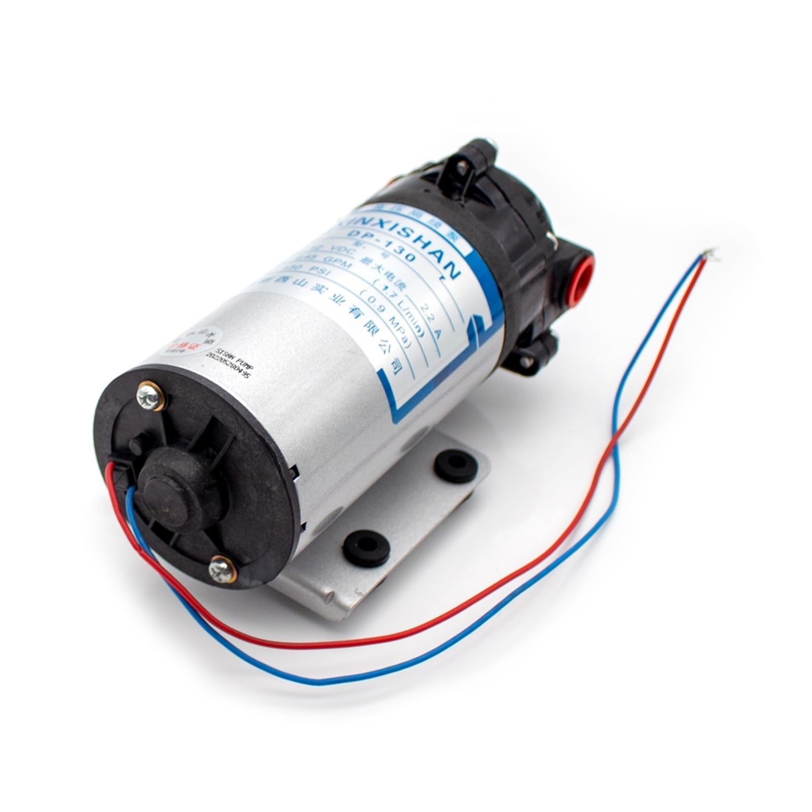 Bomba de refuerzo de microdiafragma de DP-130, bomba de alta presión de membrana RO, Mini bomba de agua for lavadora de coche dosificadora de productos químicos Mejorar la eficiencia(12V)