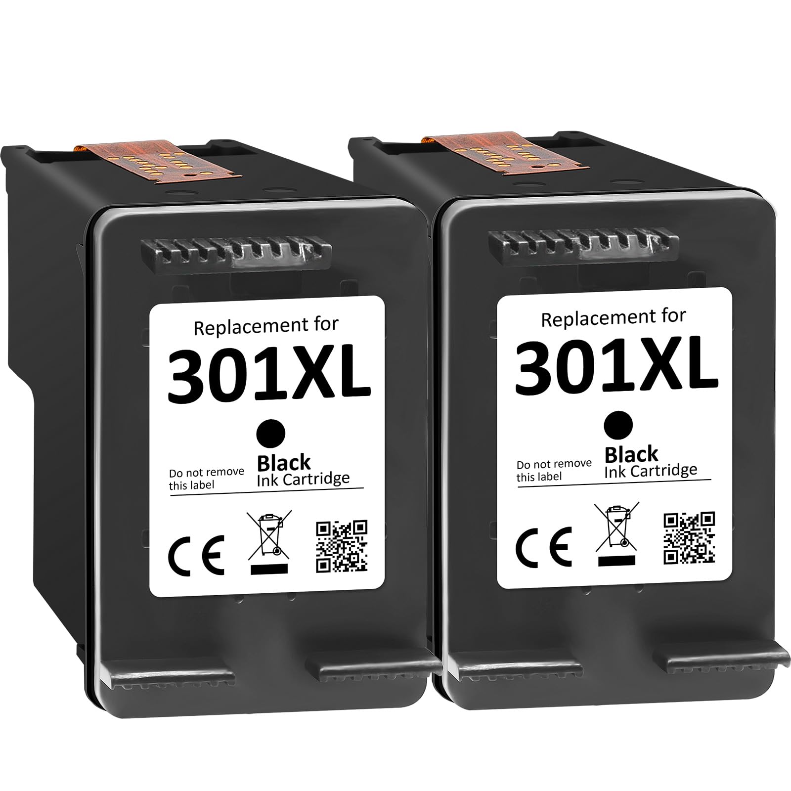 INKYEAH Cartucce 301 XL Nero, Cartuccia 301 Nero XL Rigenerato per Cartuccia 301 Nero, Inchiostro Stampante 301XL Compatibile con DeskJet 3050 1050 J410 2544 Envy 4500 4504 OfficeJet 2620 4630 4632