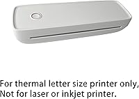 Vista 22 de 200 páginas, papel de impresora térmica 8.5x11, carta, plegado, continuo, perforado, 3 pruebas, libre de BPS libre de BPA. Para IOOIOO, Peripage