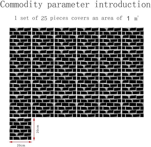 Miniatura 8 de Peel and Stick Tile Stickers Peel and Stick Tile StickersMosaic Wall Tile Stickers,Kitchen Bathroom Tile Wall Art Decals Home Decoration (Color