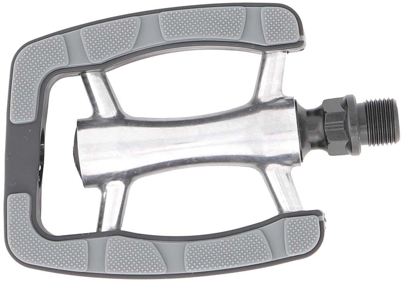 Pédales De Vélo Plates – Acier Noir Et Argent Anodisé – Modèle UNION