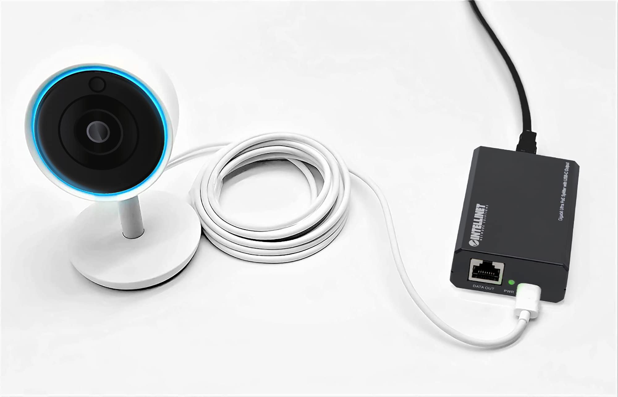Splitter Gigabit Ultra PoE con uscita USB-C