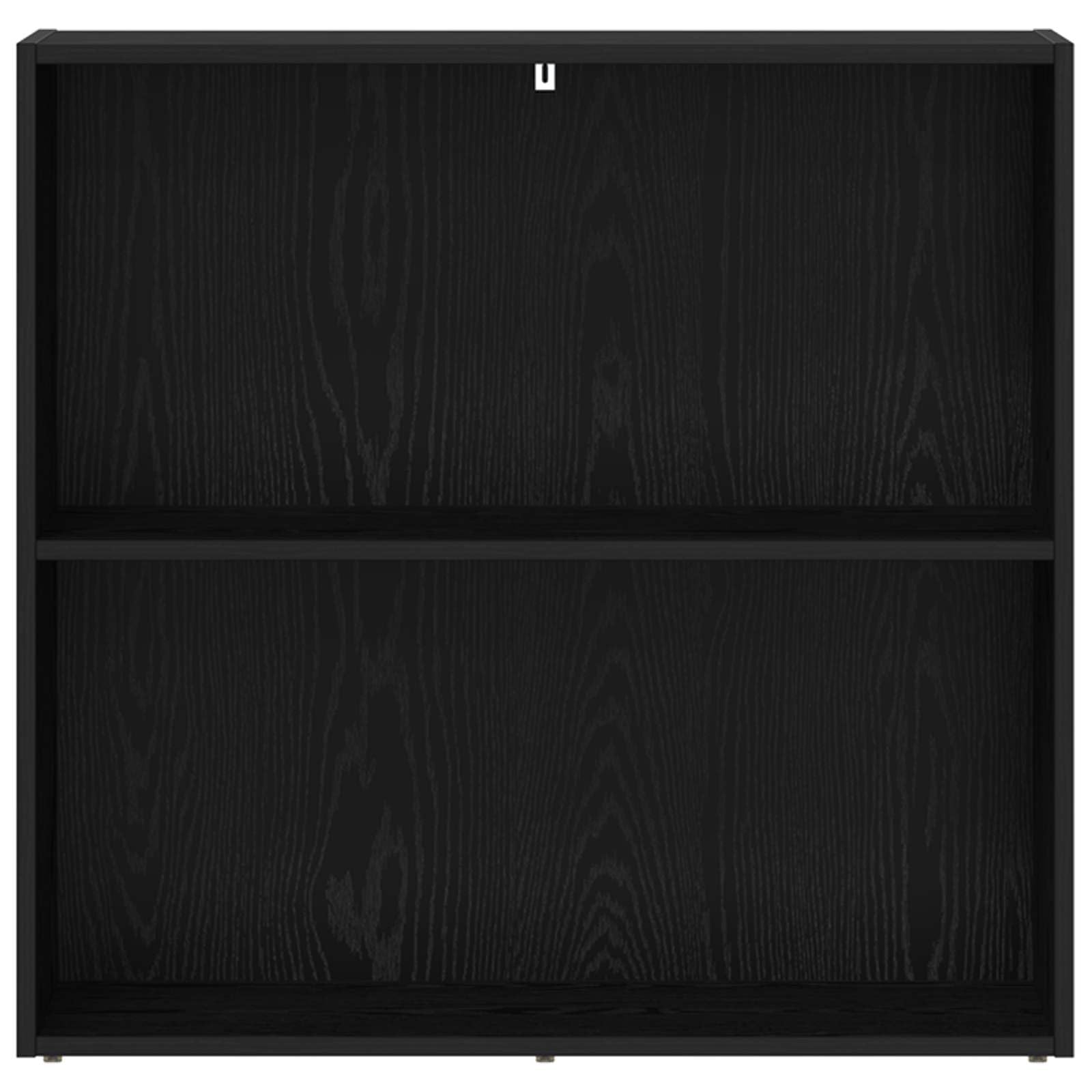 Libreria nera effetto rovere, 80 x 30 x 76,5 cm