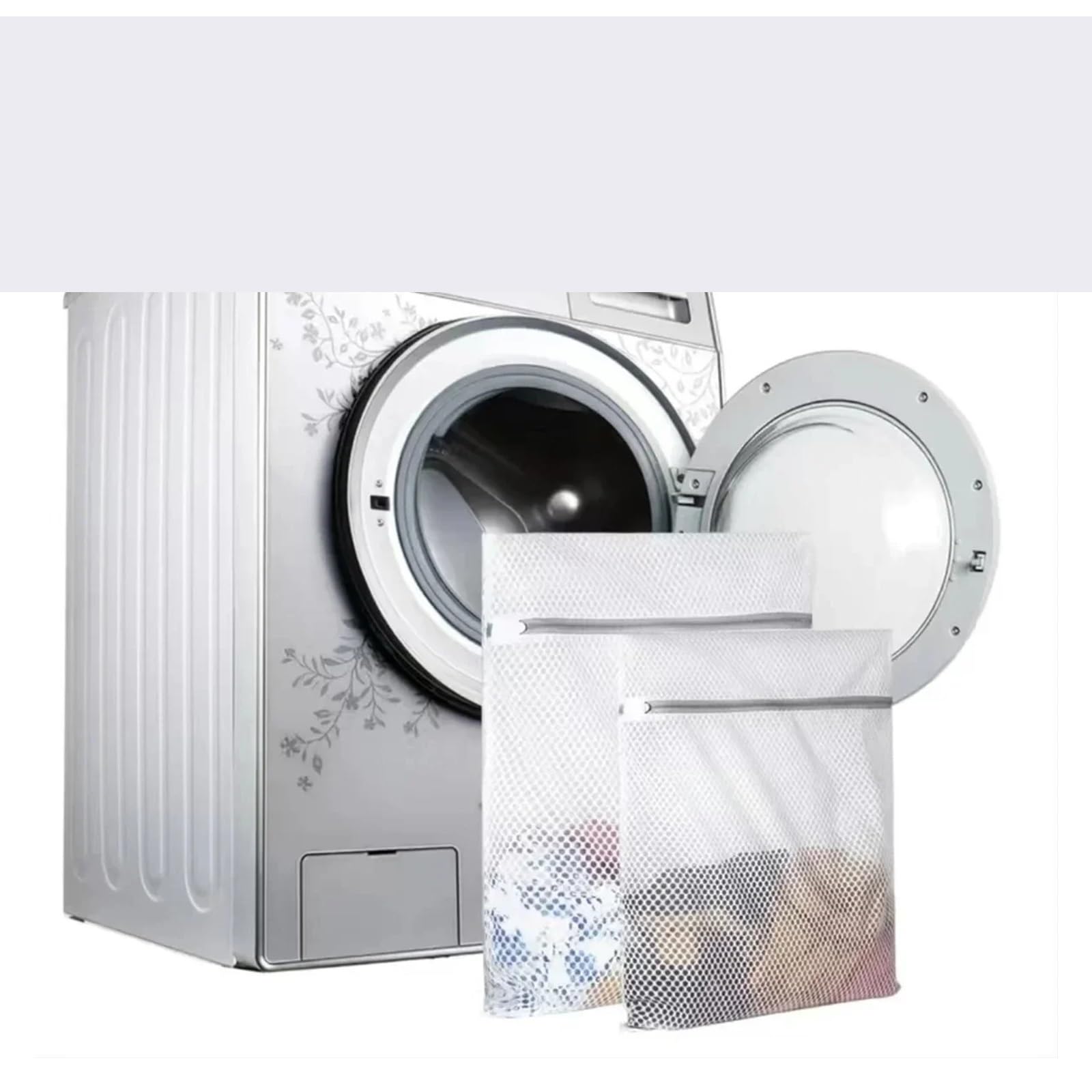Wabennetz-Wäschebeutel For Feinwäsche, Netzstoff Und Wiederverwendbarer(4pcs)