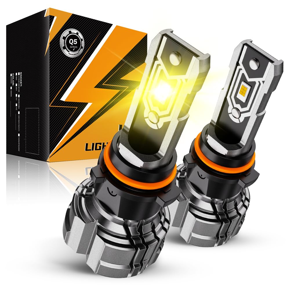 Auxbeam PSX26W 12278 Fog Lights, 10000LM 3000K Golden Yellow