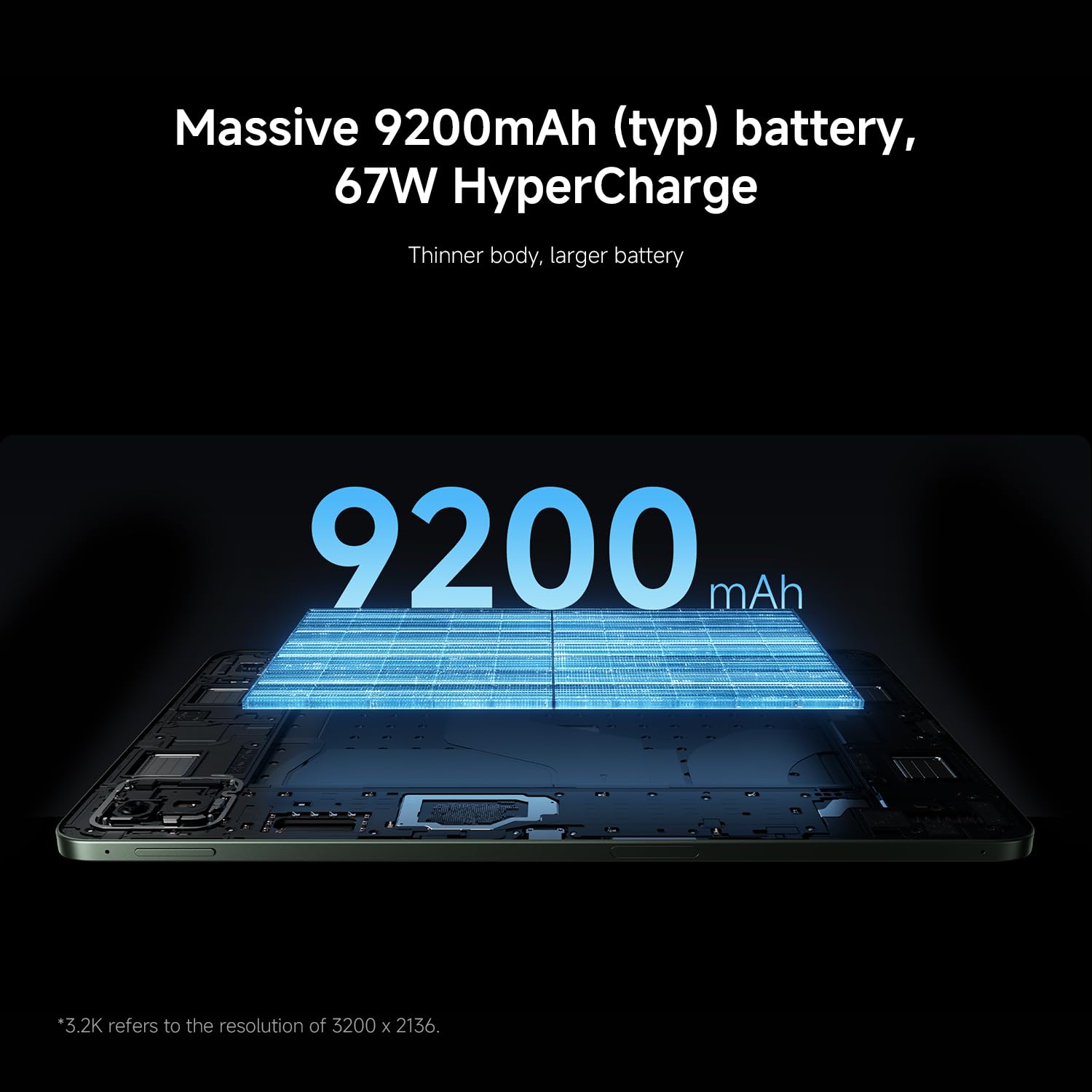 XIAOMI Pad 8 Pro, 11.2 Inch Tablet 8+256 GB, Snapdragon® 8 Elite Mobile Platform, Massive 9200mAh (typ) Battery, 144Hz Crystal Clear Display, HyperAI, Blue, Warranty 3 years, Charger Not Included — view 13