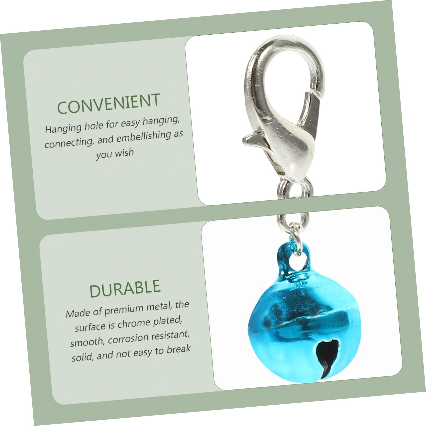 Parliky 10pcs Pet Collar Bell Dog Collar Bells Pet Small Bells Fish Bowls for Goldfish Cat Accessories Pet Accessories Puppy Collar Crafted Metal Bells Miniature Hanging Bell