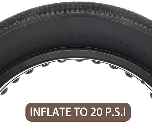 Miniatura 6 de MOHEGIA E-bike Fat Tire, 202426 x 4.0 pulgadas, neumático de repuesto plegable compatible con bicicleta urbana o de tres ruedas