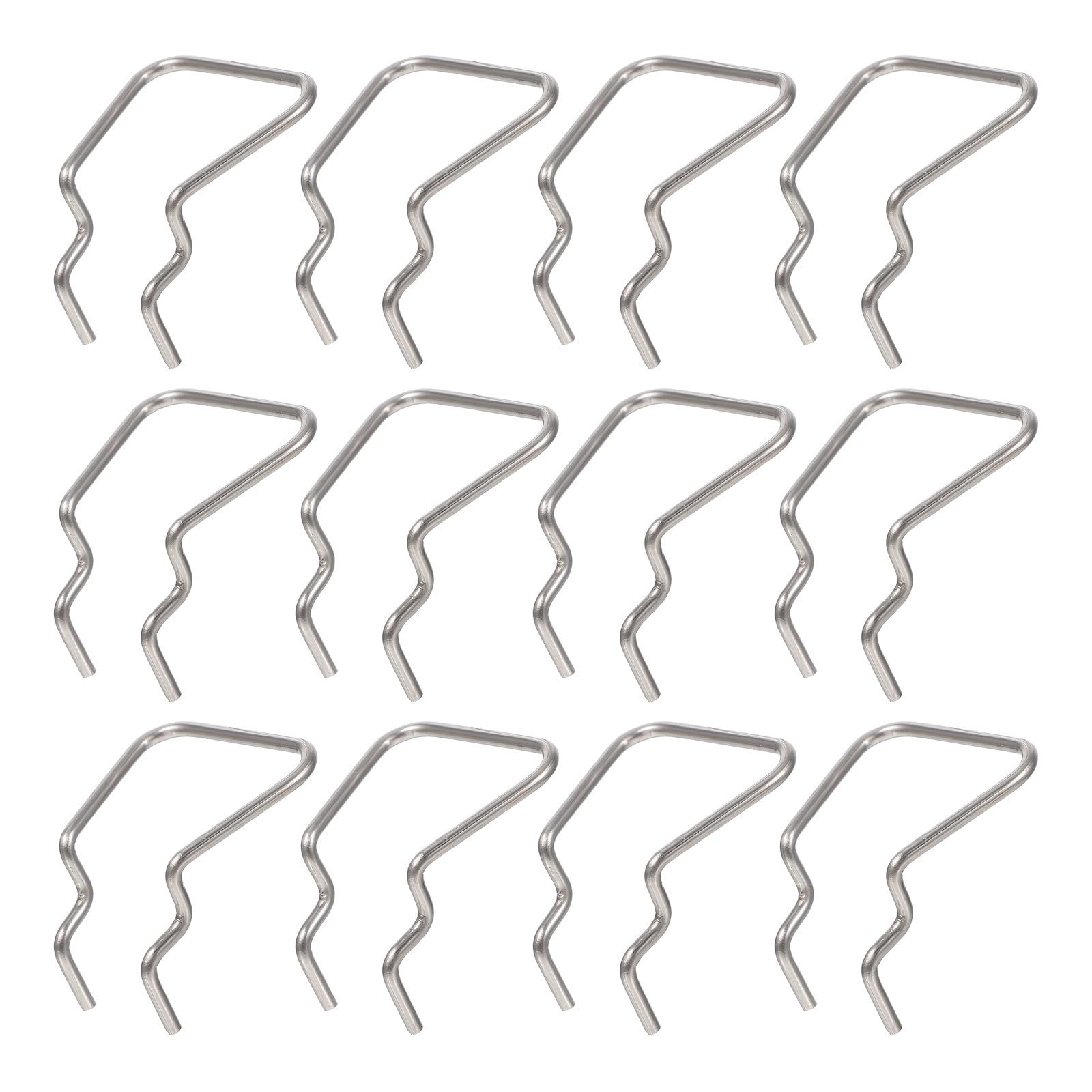 Gancho Ocupa Poco Espacio para de Acero Inoxidable Tablero Perforado 12 Piezas, Fácil de Instalar y Adecuado para Exhibir Herramientas y Cables de Extensión