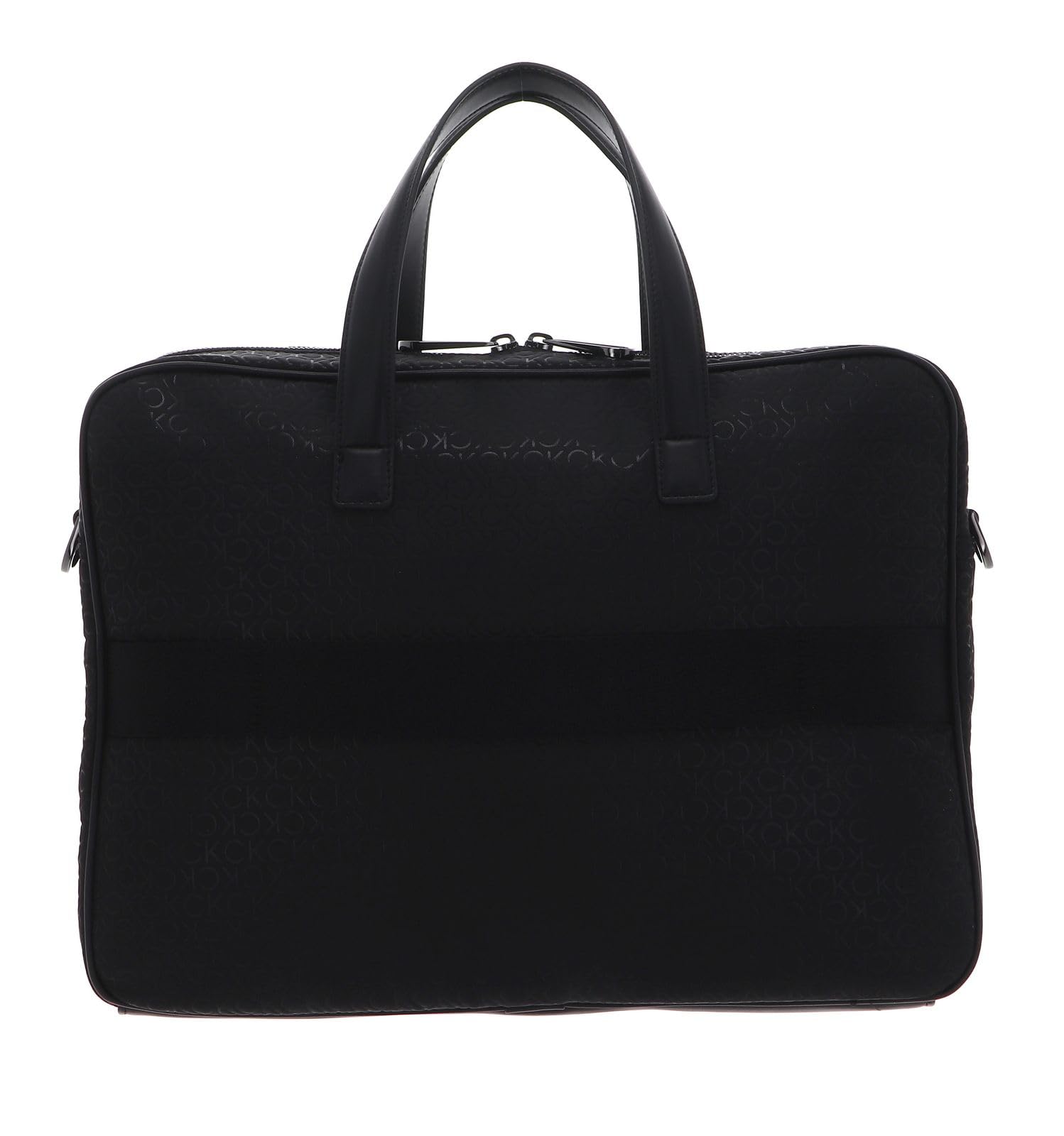 Calvin Klein maletín bolsa de ordenador portátil con compartimento para portátil CK Elevated Laptop Bag Repreve Black Tonal Mono negro
