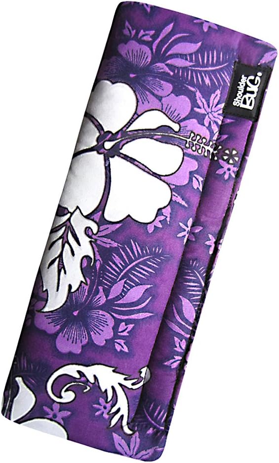 Shoulder Bug Seat Belt Shoulder Pad Hibiscus Purple
