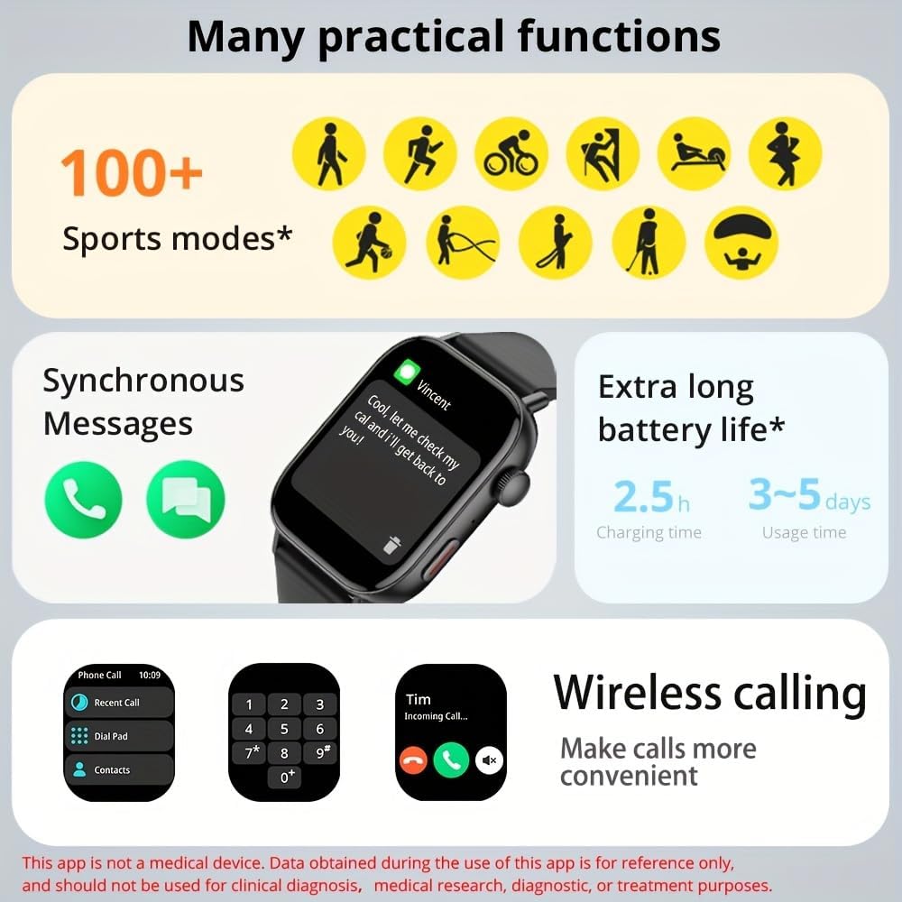 COLMI C8 Max showing synchronous messages and other functions