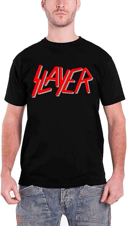 Amazon | Slayer スレイヤー Tシャツ レッド band Logo バンド・ロゴ