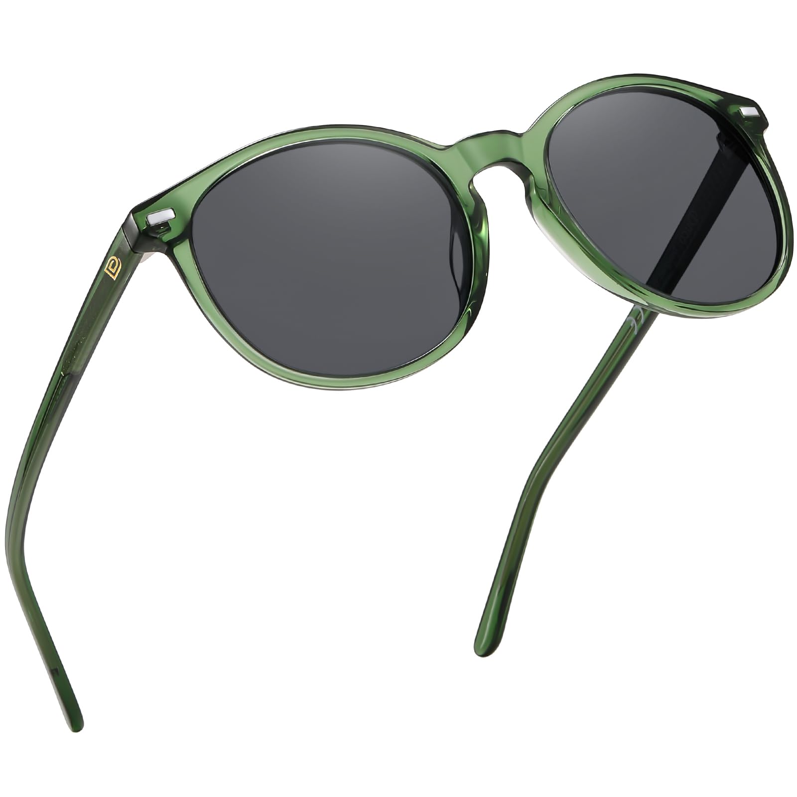 DUCO Retro Polarisierte Damen Sonnenbrille Vintage UV400 Schutz Sonnenbrillen Leichtgewicht Acetat Rahmen 1230