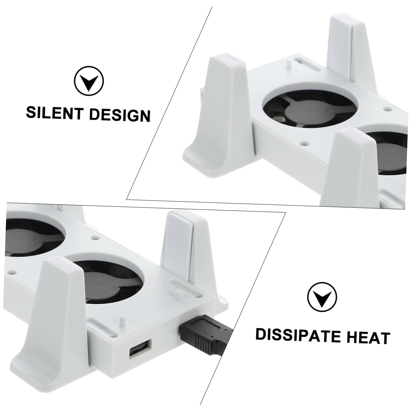 KOMBIUDA 1 Set Base di ventola di raffreddamento supporto verticale della ventola di raffreddamento più fresco base verticale con ventola di raffreddamento rack ventola di raffreddamento