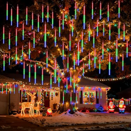 Mineup 20 Röhren Weihnachtsbeleuchtung Außen, 42cm Eiszapfen...