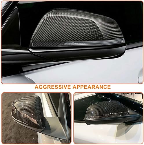 Miniatura 2 de WASHLA Tapas de fibra de carbono para espejo compatible con Toyota Supra 2018-2020 para BMW F52 2 Series F45 F46 2014-2019 X1 F48 F49 2016-2019 Z4