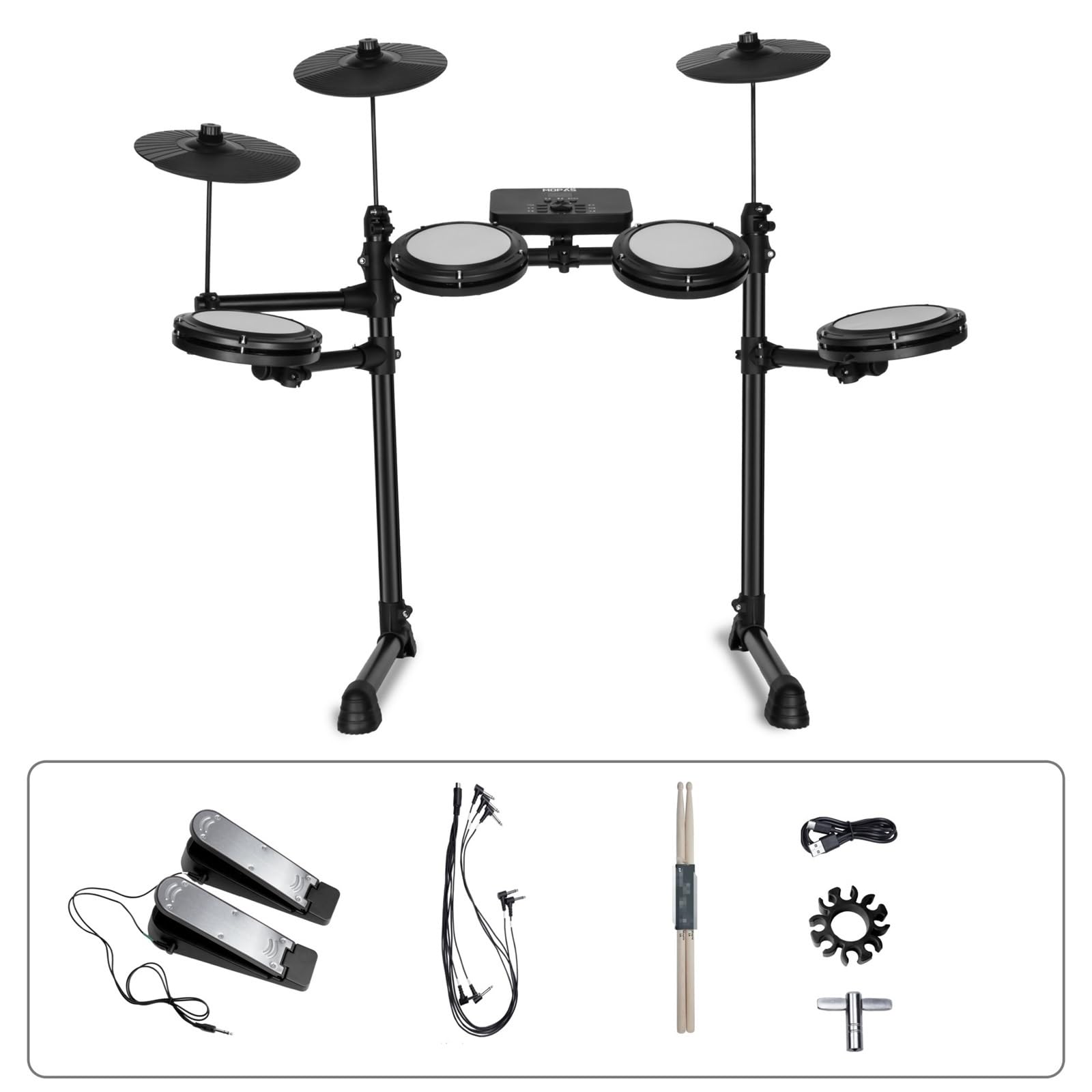 Batería Electrónica Para Adultos Práctica En Casa Nivel Profesional Nivel Principiante Silenciosa Y No Molesta. baterias electronicas para principiantes(3/4)
