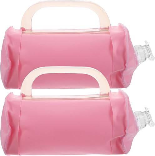 2 mancuernas de agua ajustables botellas de agua de peso ajustable para entrenamientos de cuerpo completo, pesos de viaje vacíos capacidad total de