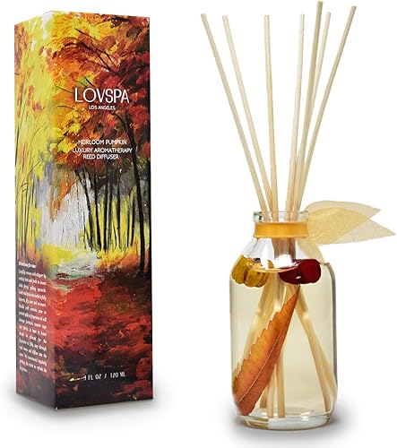 Miniatura 27 de LOVSPA - Set de difusor de cañas, difusor de aceite perfumado con aroma a ámbar romántico y varillas, accesorios de fragancia para el hogar para