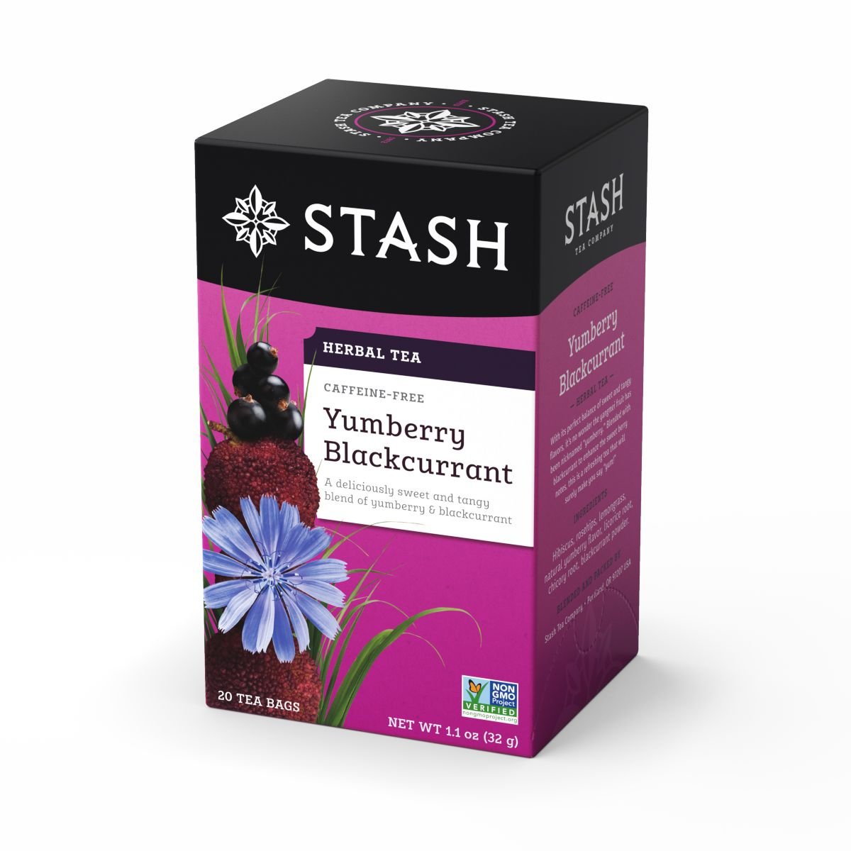 Stash Tea Yumberry Blackcurrant Tea, 20 Count