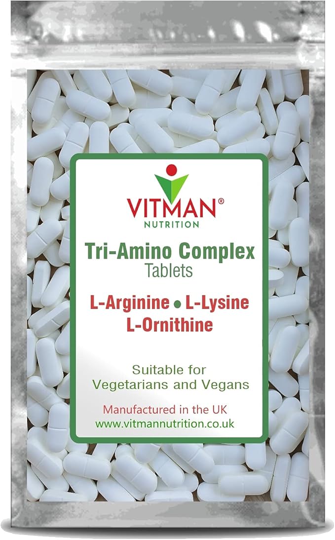 LArginine LLysine LOrnithine Synergistic Amino Acid Complex 1000mg