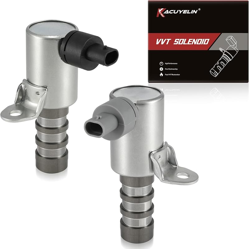 Solenoides VVT de controle de óleo para admissão e escape KacuYelin 917197 e 917198 para Ford e Lincoln – 2 unidades