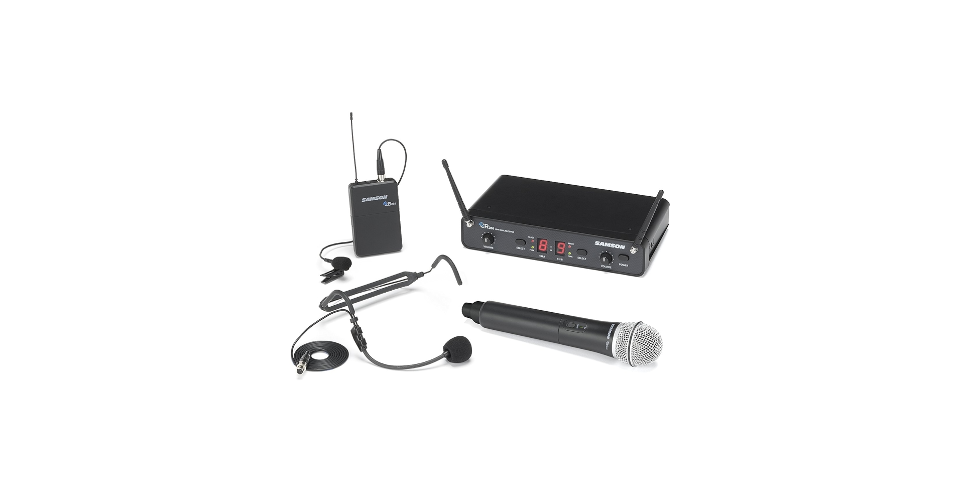 SAMSON　ワイヤレスシステム　CR288 SAMSON CR288 デュアル・ハンドヘルド ワイヤレスマイク/ハンドヘルド