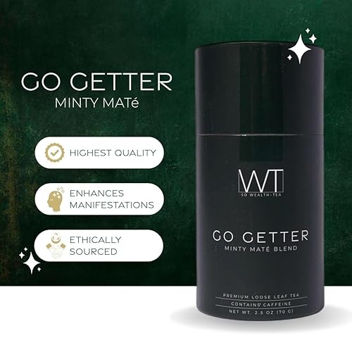 Miniatura 3 de GO GETTER - Té de hojas sueltas prémium de menta mate